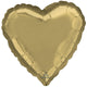 White Gold Heart 18″ Balloon