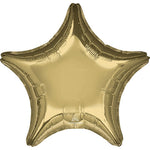 White Gold Star 18″ Foil Balloon by Anagram from Instaballoons