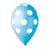 Light Blue/White Polka Dot 12″ Latex Balloons by Gemar from Instaballoons