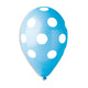 Light Blue/White Polka Dot 12″ Latex Balloons (50 count)
