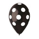 Black/White Polka Dot 12″ Latex Balloons (50 count)