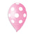 Pink/White Polka Dot 12″ Latex Balloons by Gemar from Instaballoons