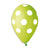 Light Green/White Polka Dot 12″ Latex Balloons by Gemar from Instaballoons