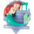 Wilton Party Supplies Little Mermaid Candle