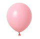 Globos de látex rosa bebé de 12″ (100 unidades)