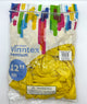 Globos de látex amarillo canario de 12″ (100 unidades)