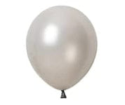 Winntex Latex Metallic Silver 12″ Latex Balloons (100 count)
