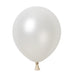 Metallic White 12″ Latex Balloons (100 count)