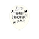 Baby Shower Blanco 12″ Globos Latex (8)