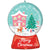 Wonderland Snow Globe 27″ Foil Balloon by Anagram from Instaballoons