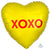 XOXO Candy Heart 18″ Foil Balloon by Anagram from Instaballoons