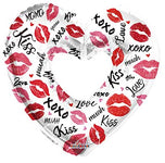 XOXO Kisses Heart 36″ Foil Balloon by Convergram from Instaballoons