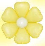 Globos de 16″ con flor de margarita amarilla pastel (3 unidades)