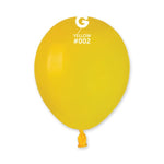 Yellow 5″ Latex Balloons by Gemar from Instaballoons