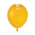 Yellow 5″ Latex Balloons by Gemar from Instaballoons