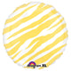 Yellow Zebra 18″ Balloon