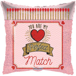 You Are My Perfect Match Matches 18″ Foil Balloon by Convergram from Instaballoons