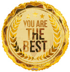 You Are The Best Gold Medal 18″ Foil Balloon by Convergram from Instaballoons