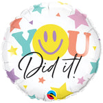 You Did It! 18″ Foil Balloon by Qualatex from Instaballoons