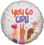 You Go Girl!  18″ Foil Balloon by Convergram from Instaballoons