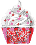 You're So Sweet Cupcake 20″ Foil Balloon by Convergram from Instaballoons