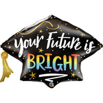 Your Future is Bright Graduation 41″ Foil Balloon by Qualatex from Instaballoons