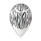 Zebra Animal Stripes Printed 12″ Latex Balloons (50 count)